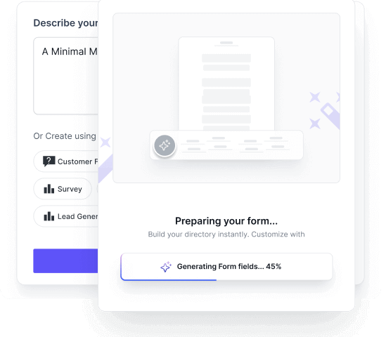 Ai form builder preview