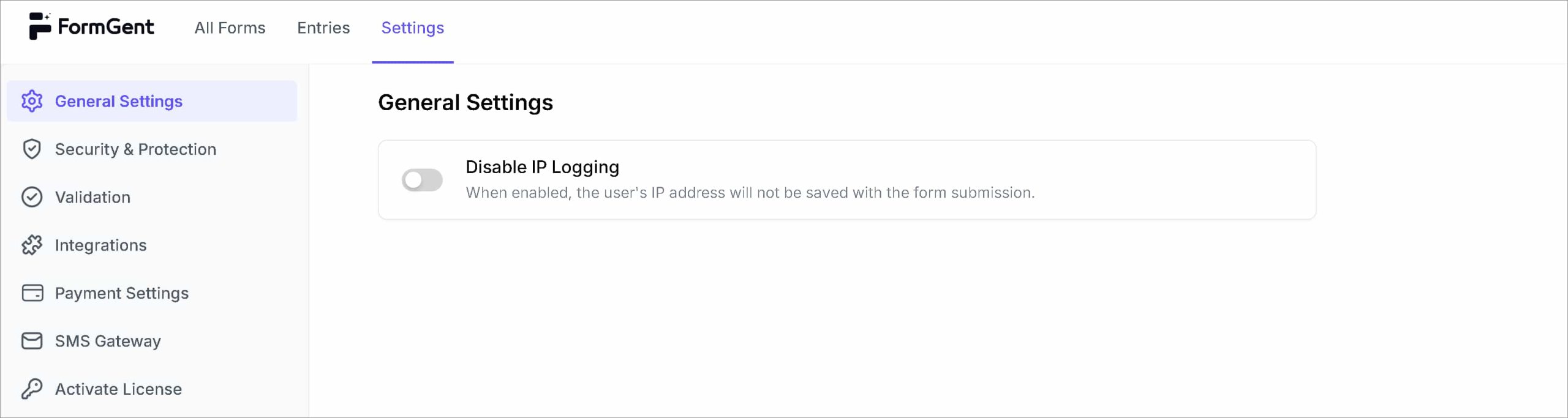Configuring FormGent: First Steps 1 Configuring General Settings