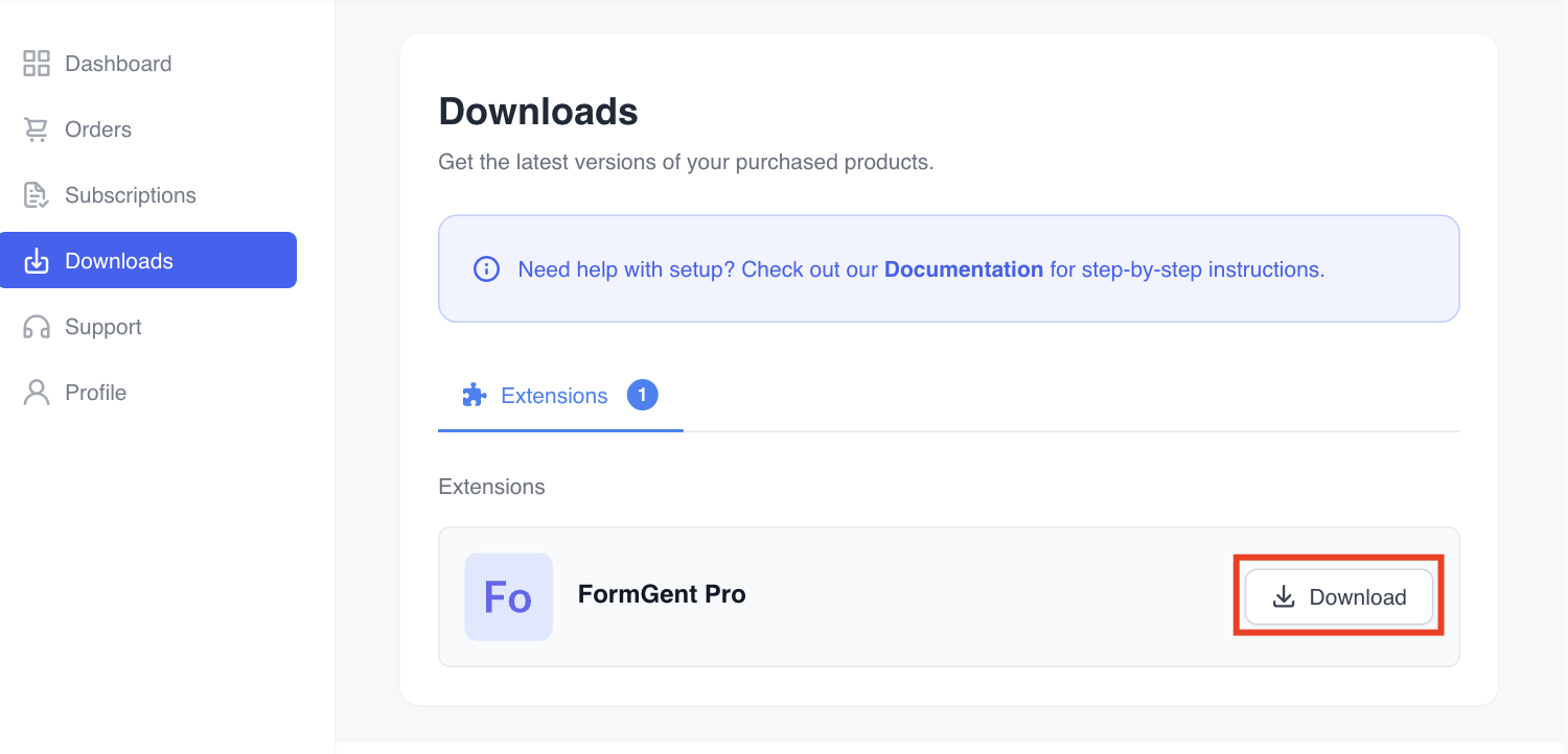Activating FormGent Pro License 2 Downloads