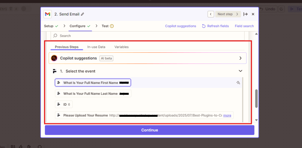 How To Automate Website Form Submissions Into Zapier (Step-By-Step With FormGent) 18 Automate Website Form Submissions into Zapier 15