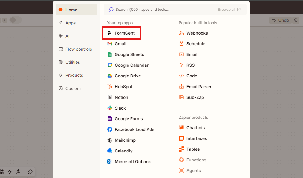 How To Automate Website Form Submissions Into Zapier (Step-By-Step With FormGent) 7 Automate Website Form Submissions into Zapier 4