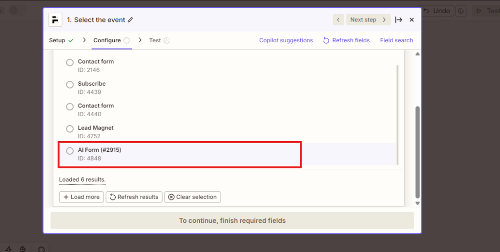 How To Automate Website Form Submissions Into Zapier (Step-By-Step With FormGent) 9 Automate Website Form Submissions into Zapier 6