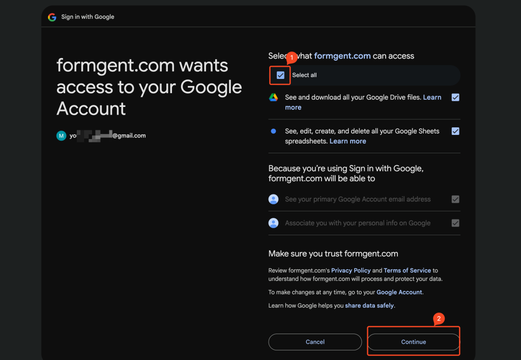 Google Sheet Integration 2 image 2