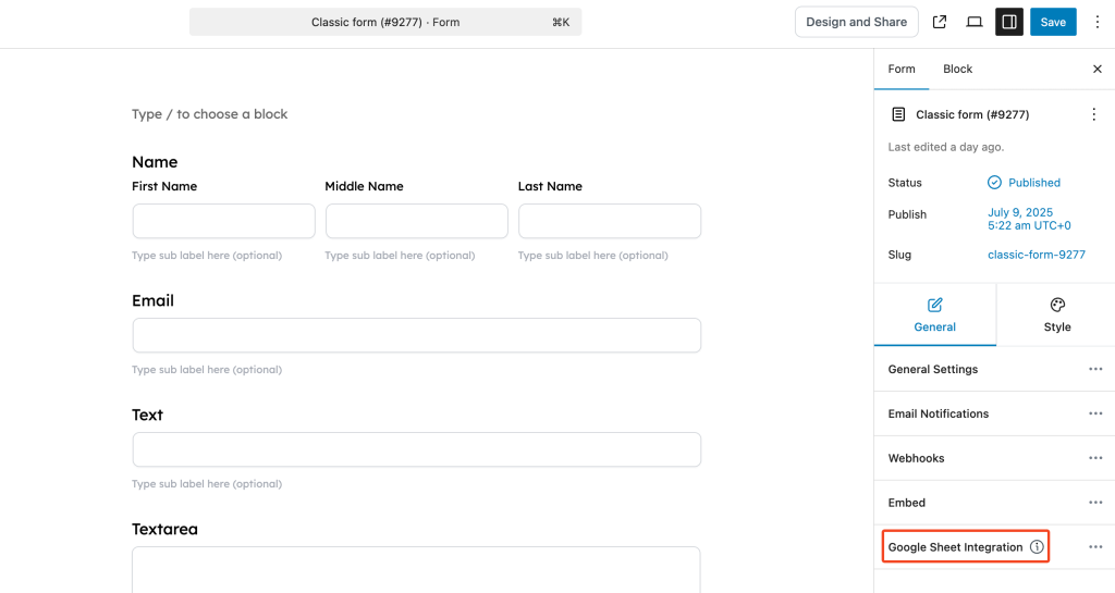 Google Sheet Integration 3 image 3