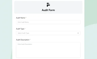 audit form