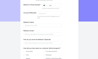 customer referral form