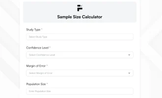 sample size calculator