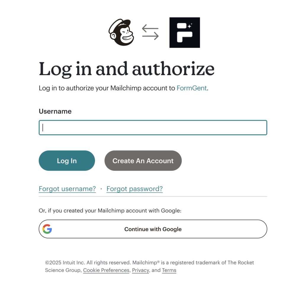 Mailchimp Integration 2 Mailchimp Authorization Documentation Screenshot