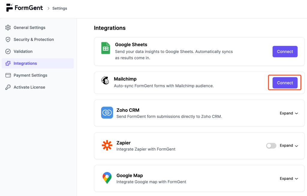 Mailchimp Integration 1 MailChimp Integration Documentation Image