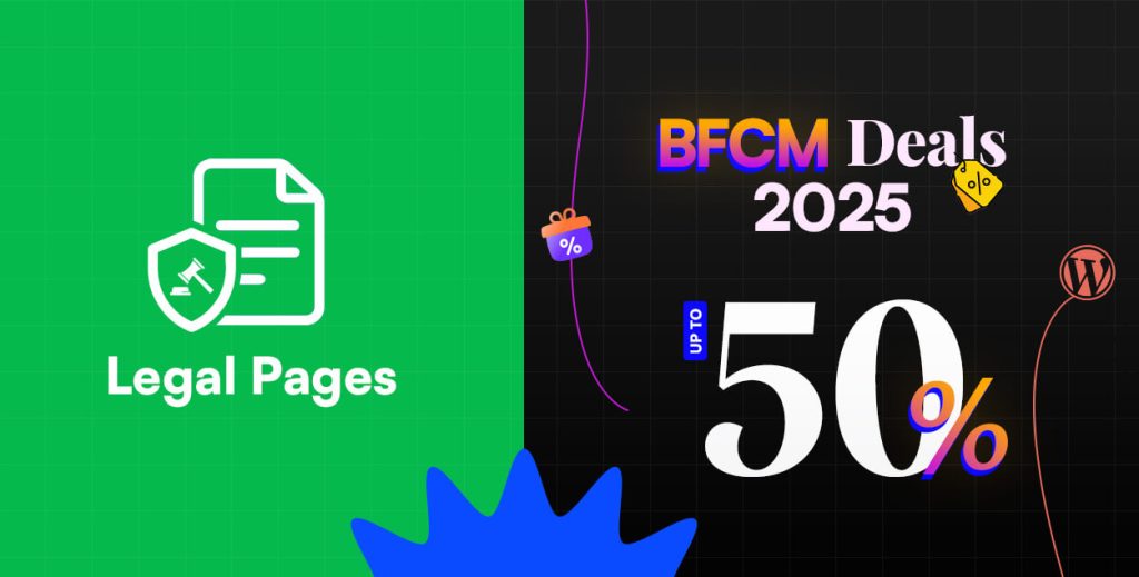 Best WordPress Black Friday Deals: FormGent and More 5 BFCM Legal Pages