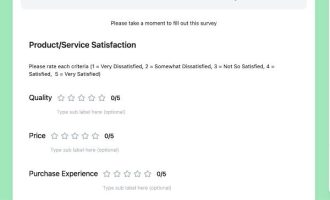 Customer Satisfaction Survey