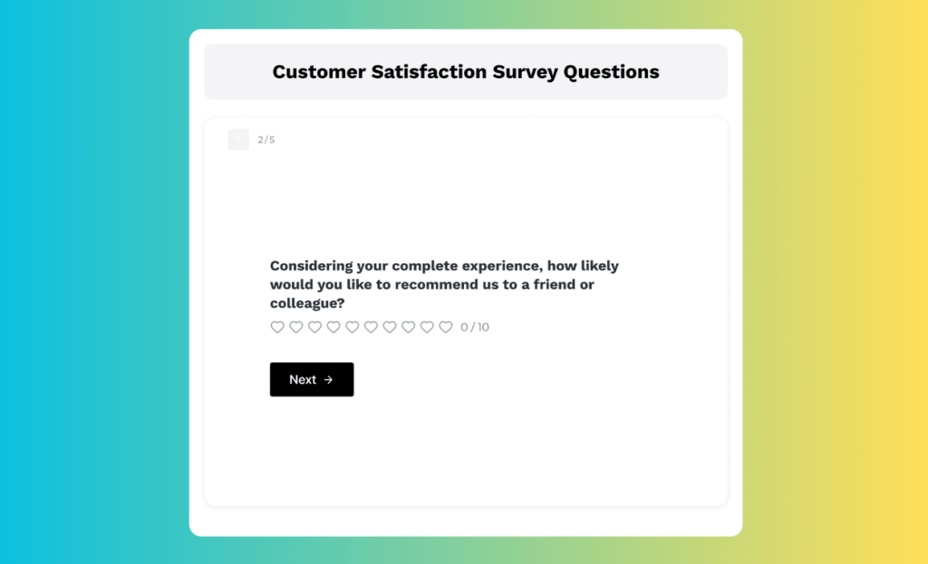 10+ Customer Satisfaction Survey Questions That Get More Responses 4 customer satisfaction survey questions Example3