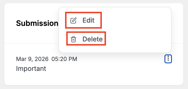 Viewing a Single Entry 9 Modify Note