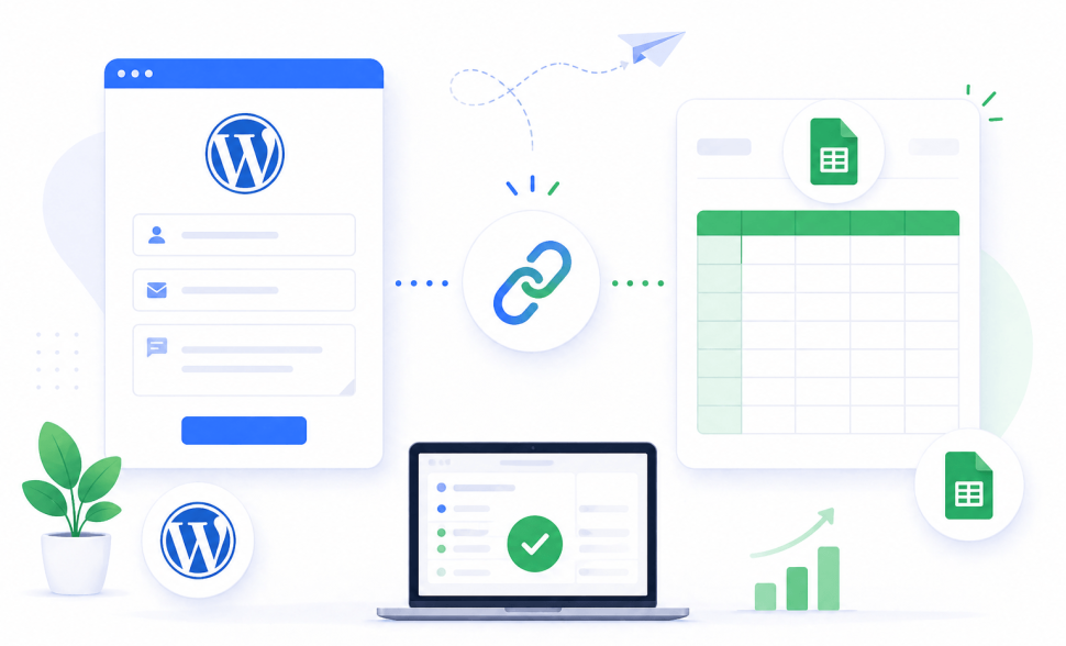Connect WordPress Forms to Google Sheets Without Zapier or API Setup
