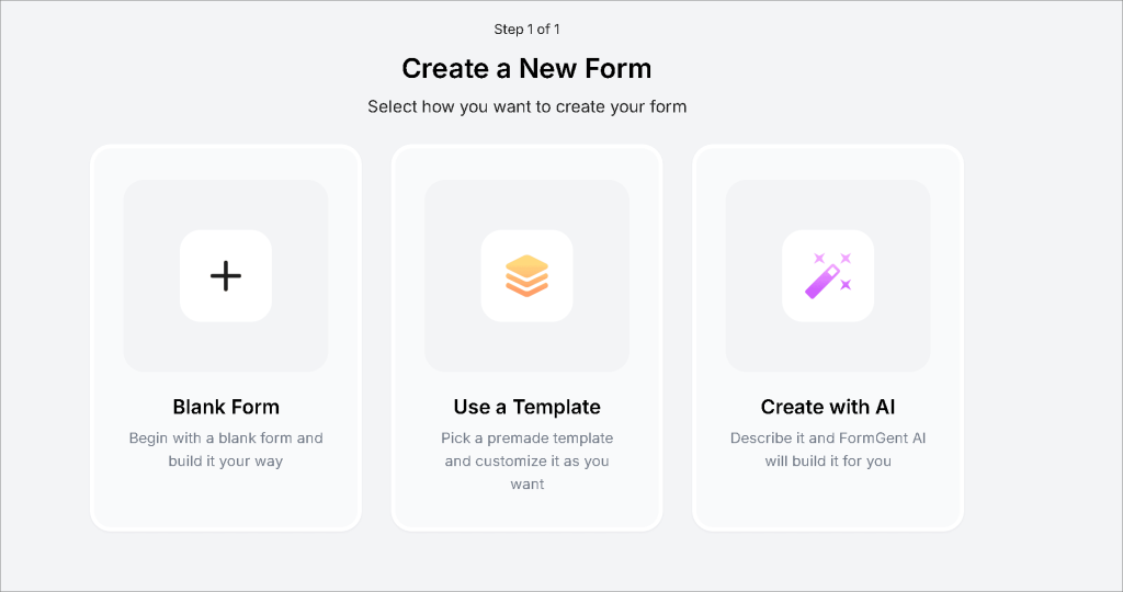 How to Create a Questionnaire Form (Step-by-Step Guide) 2 Create a New Form