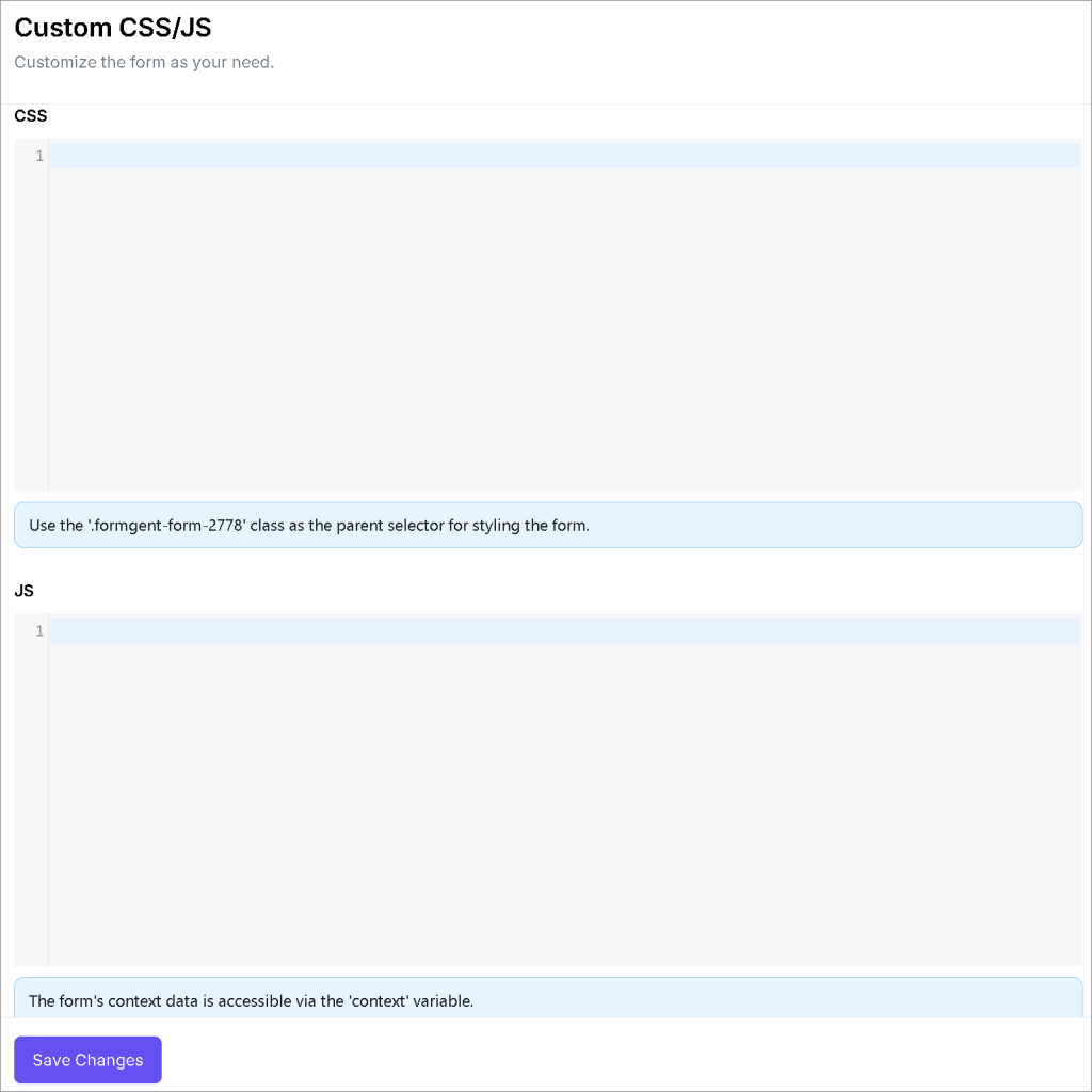 Custom CSS