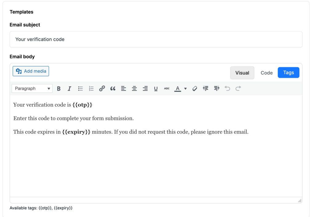 Email Template