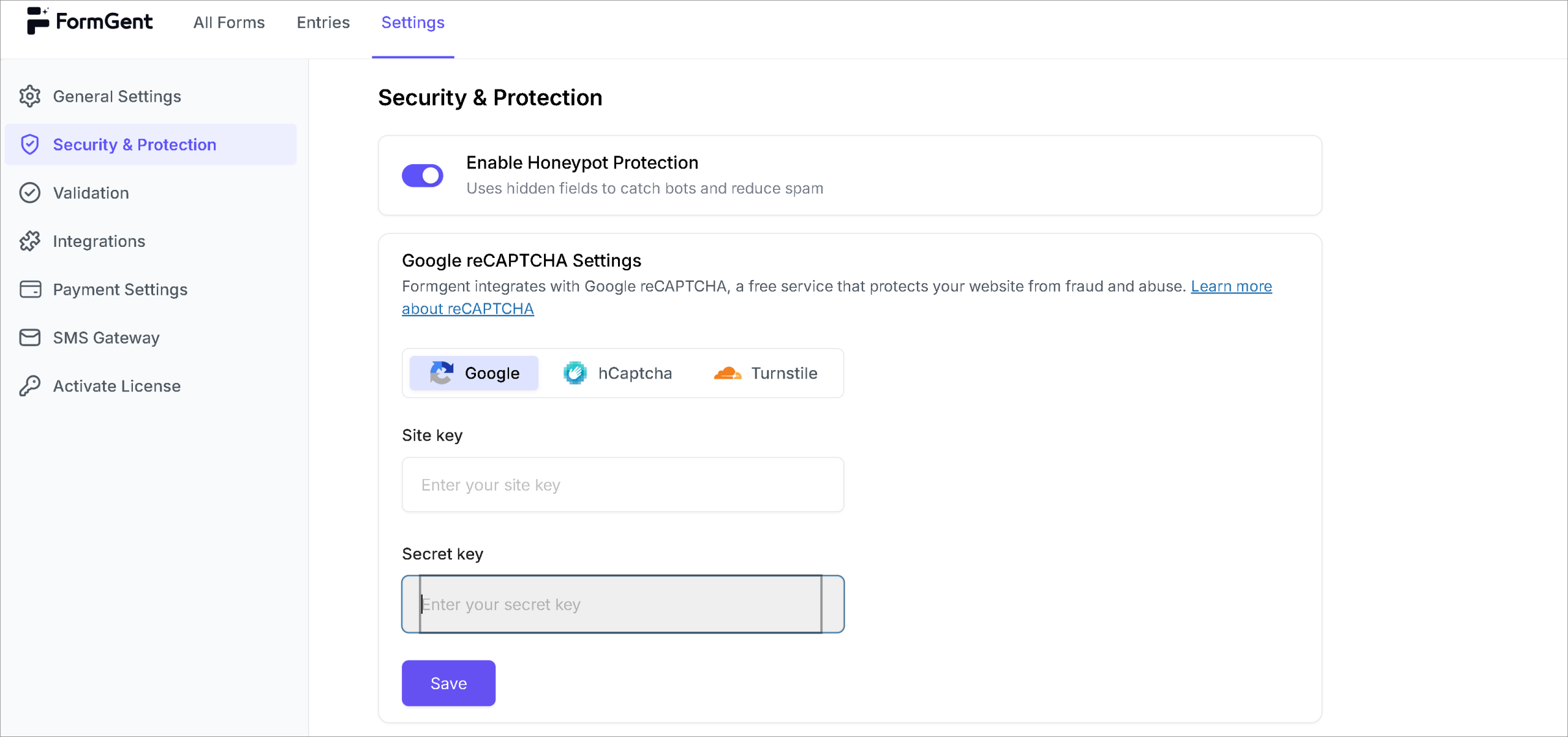 Configuring FormGent: First Steps 2 Setting Up Security & Protection