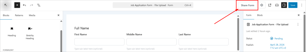 How to Create a Questionnaire Form (Step-by-Step Guide) 11 Share Your Form