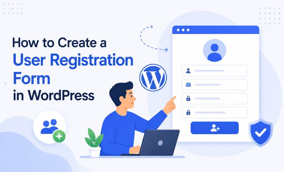 how to create an user registration form in wordpress