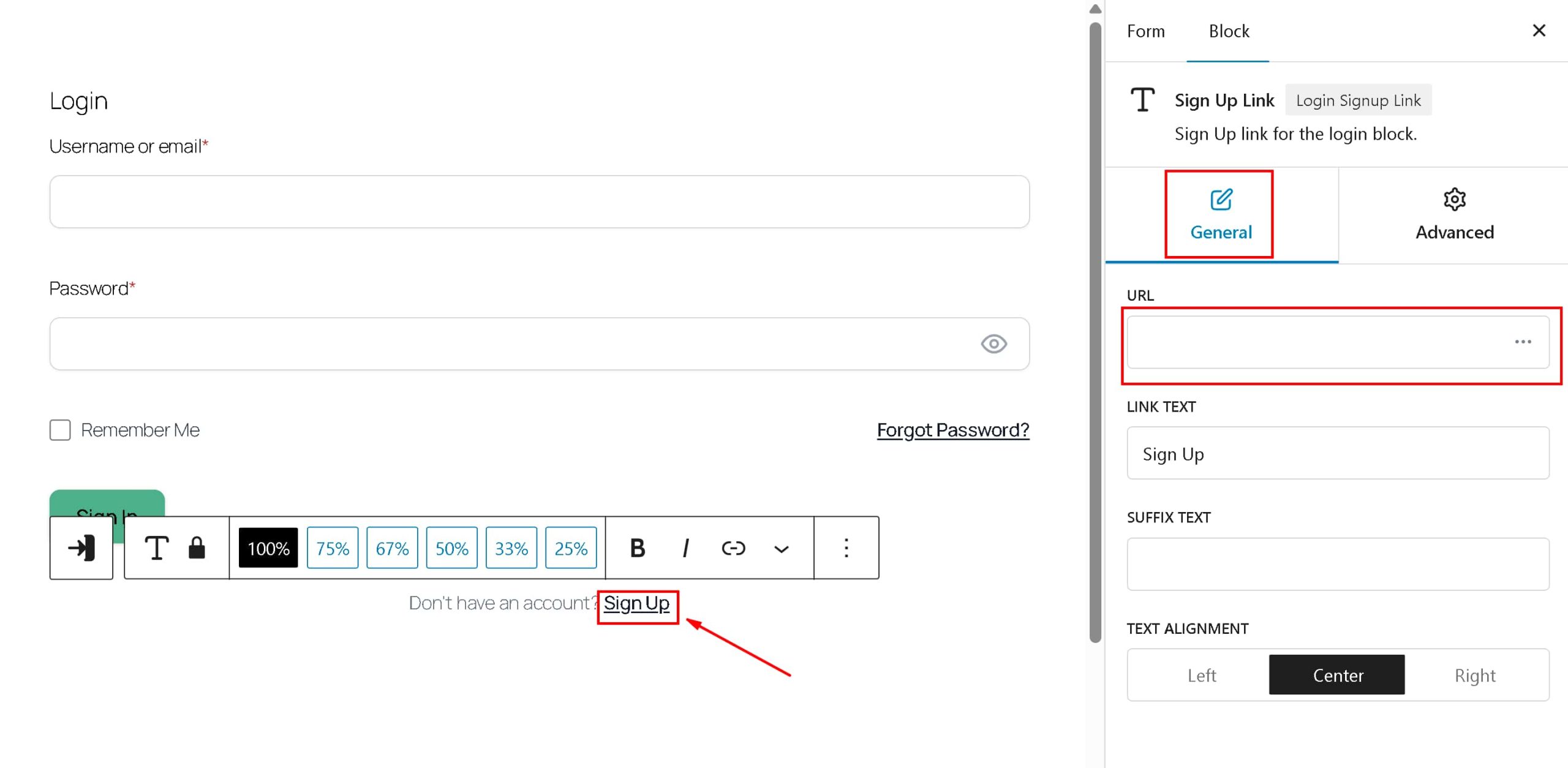 How to Build a Custom Login Form in WordPress 7 Add a Sign Up Link for New Users