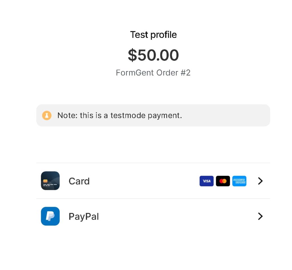 Mollie Payment Gateway 6 In Mollie checkout choose the desired test outcome