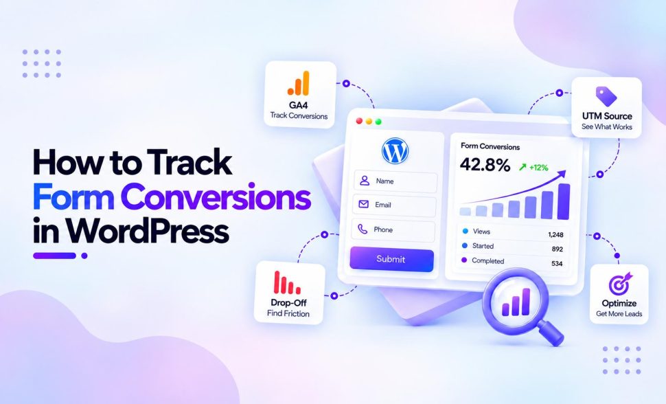 how to track form conversations in wordpress