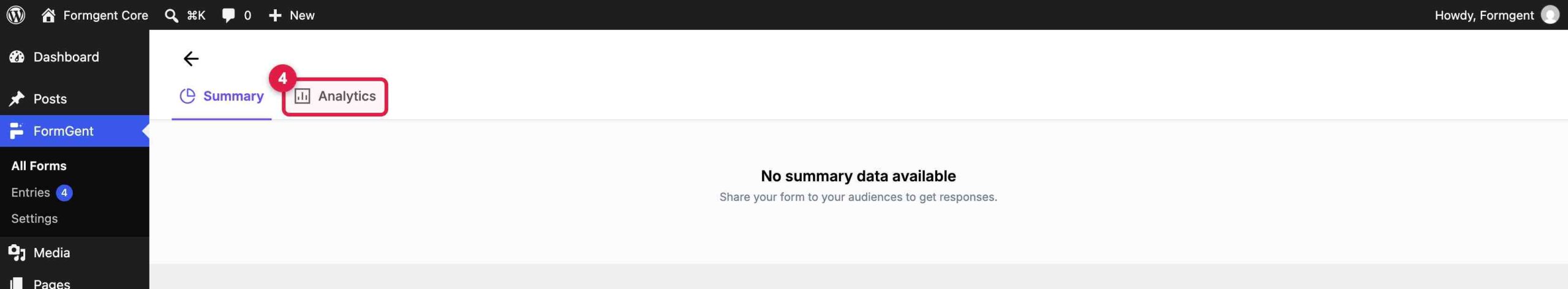 wordpress form analytics 