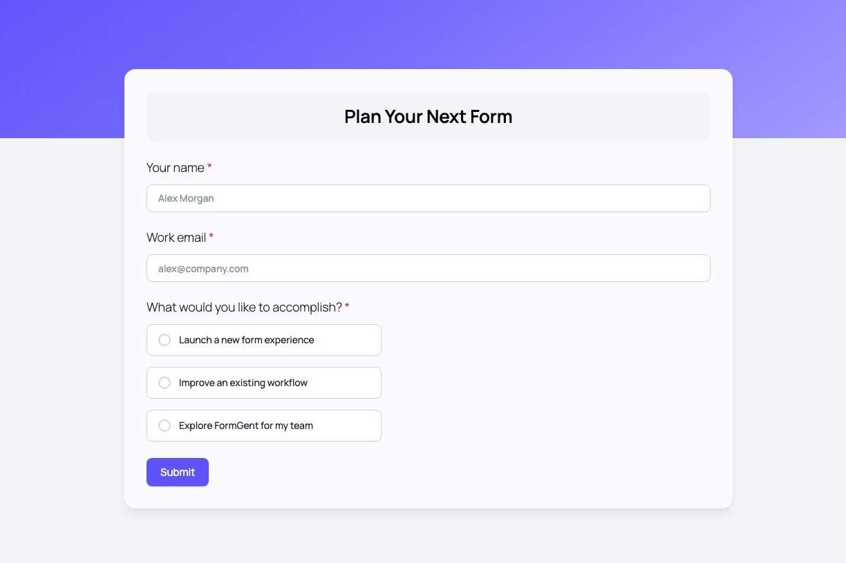 classic lead form frontend edited