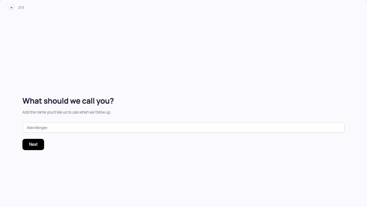 conversational form contact step edited
