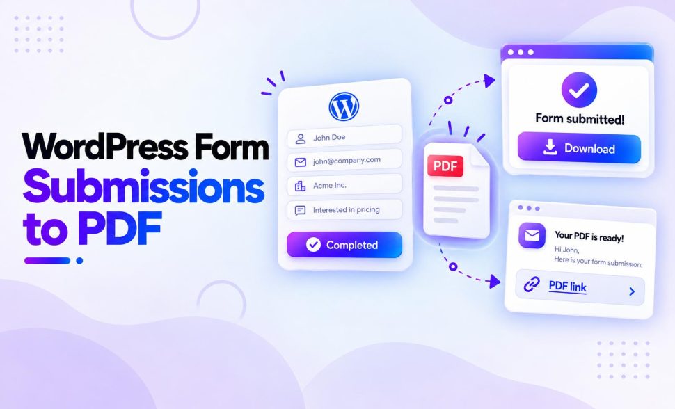 wordpress form submission