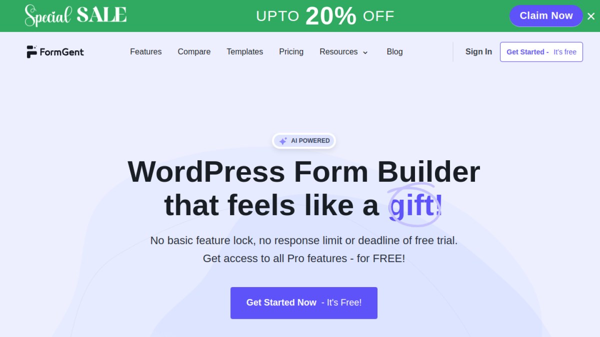 formgent homepage