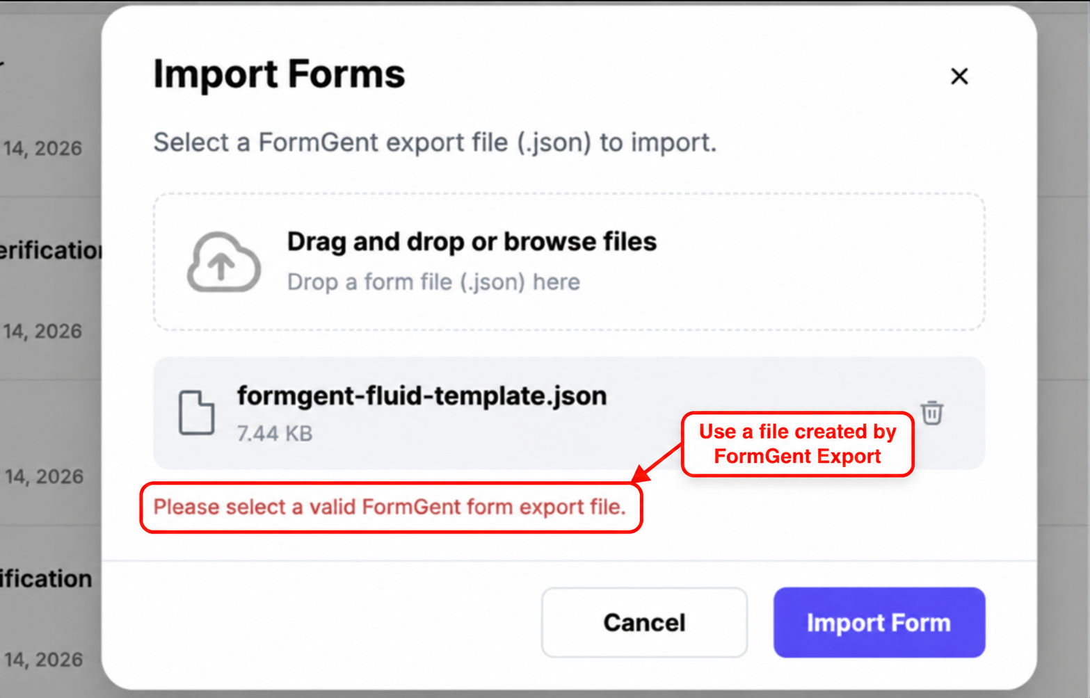 Form Export and Import 5 image 1